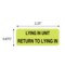 Nevs Lying In Unit 7/8" x 2-1/4" Flr Chart w/Black N-4486 - alternate 2